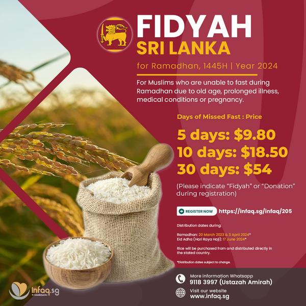 FIDYAH IN SRI LANKA 2024