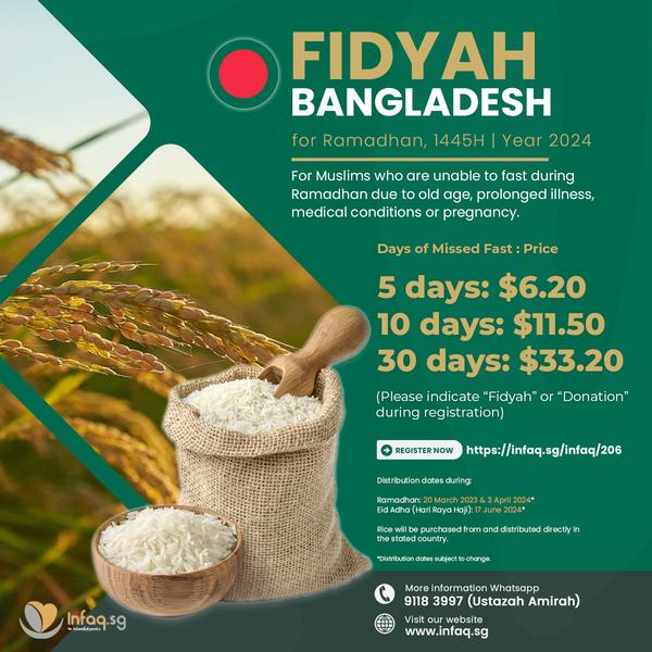 FIDYAH IN BANGLADESH 2024