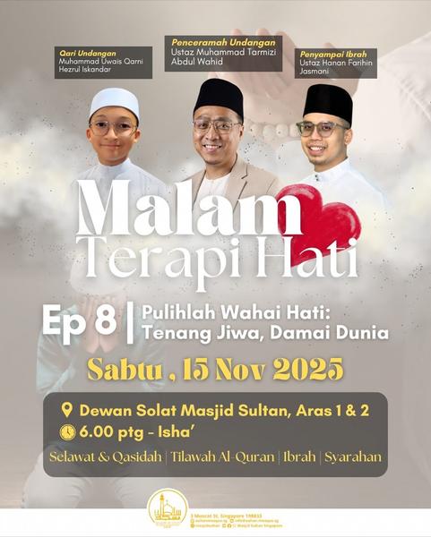 Malam Terapi Hati Ep 8: Pulihlah Wahai Hati - Tenang Jiwa, Damai Dunia