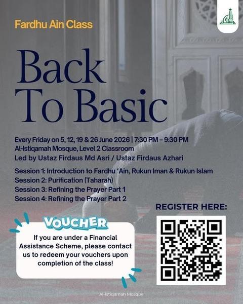 Back to Basic: Fardhu ‘Ain Class