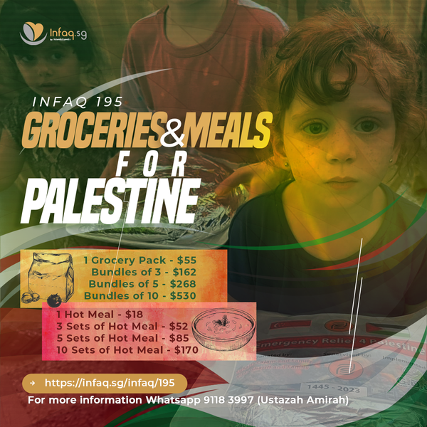 FLASH APPEAL: GROCERIES AND MEALS FOR PALESTINE