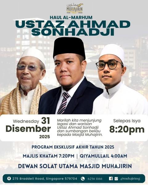 Majlis Haul Al-Marhum Ustaz Ahmad Sonhadji