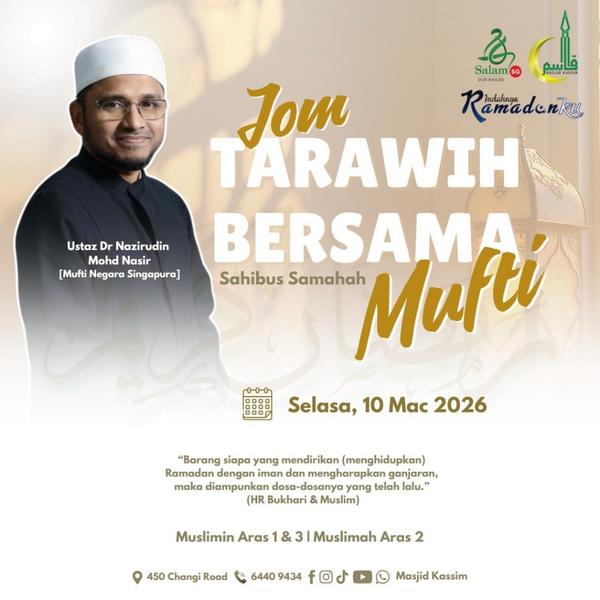 Jom Tarawih Bersama Mufti