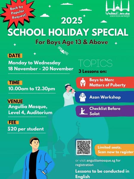 School Holiday Special 2025: Puberty, Azan, and Solat Essentials