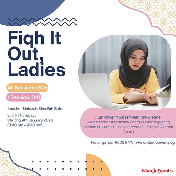 FIQH IT OUT, LADIES!