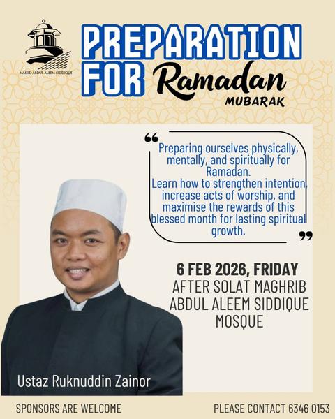 Preparation For Ramadan Mubarak