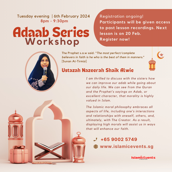 Adaab Series - Workshop