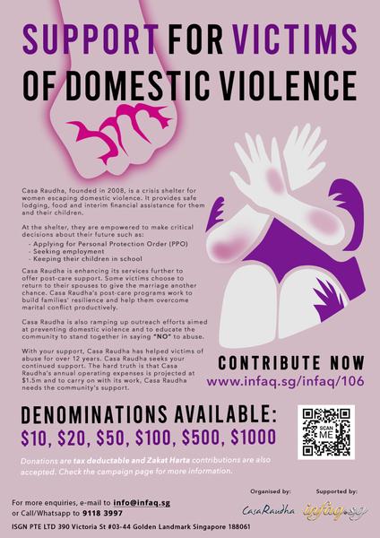 Support for Victims of Domestic Violence