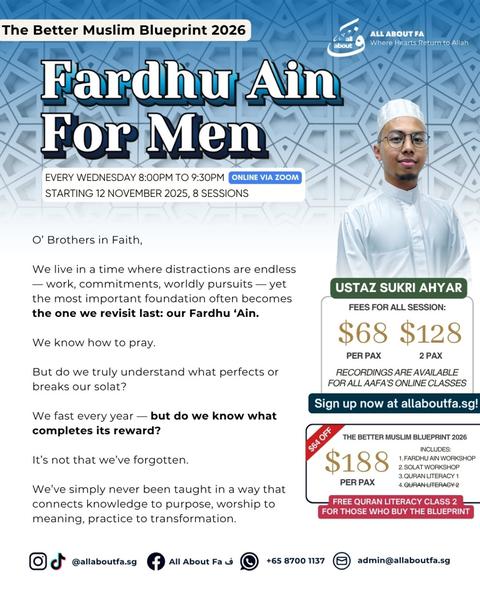 Fardhu Ain for Men (November 2025)