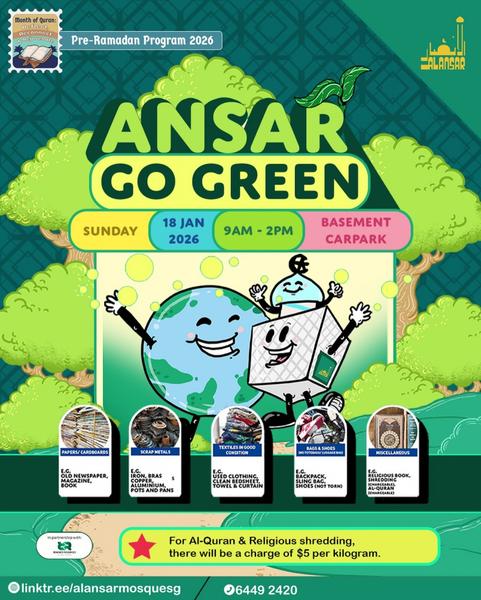 Ansar Go Green - Pre Ramadan Program 2026