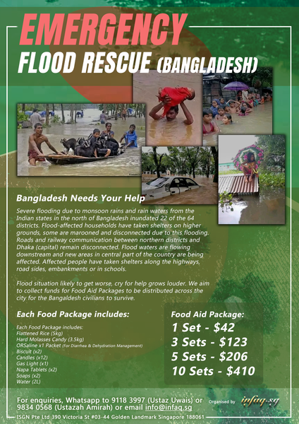 EMERGENCY FLOOD RESCUE IN BANGLADESH