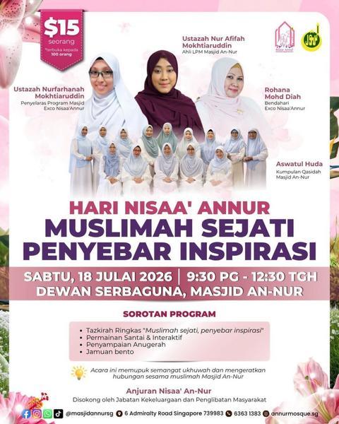 Hari Nisaa' Annur: Muslimah Sejati, Penyebar Inspirasi