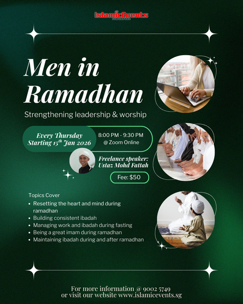 MEN IN RAMADHAN 