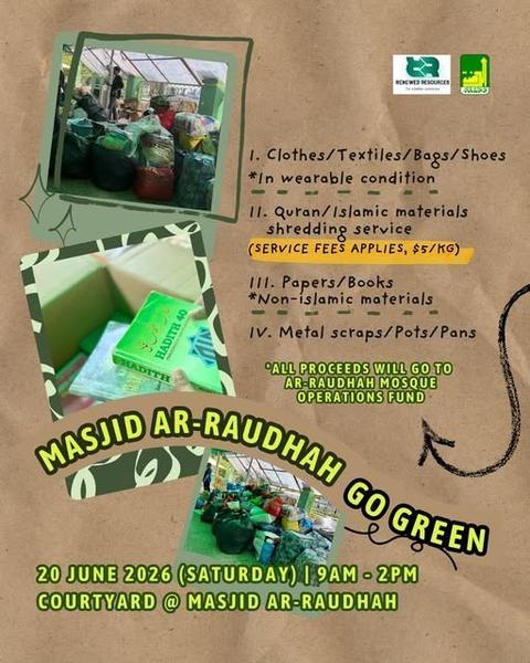 Masjid Ar-Raudhah Go Green
