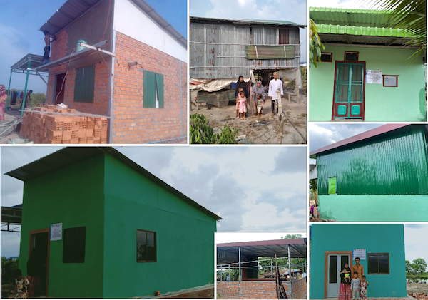 Wakaf Housing Project in Cambodia - House No. 25,26