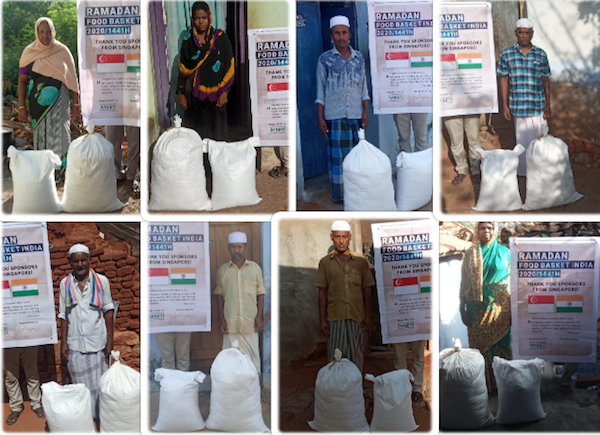 Ramadan Food Basket ( India ) 2020 / 1441H - Distribution 9-May-2020