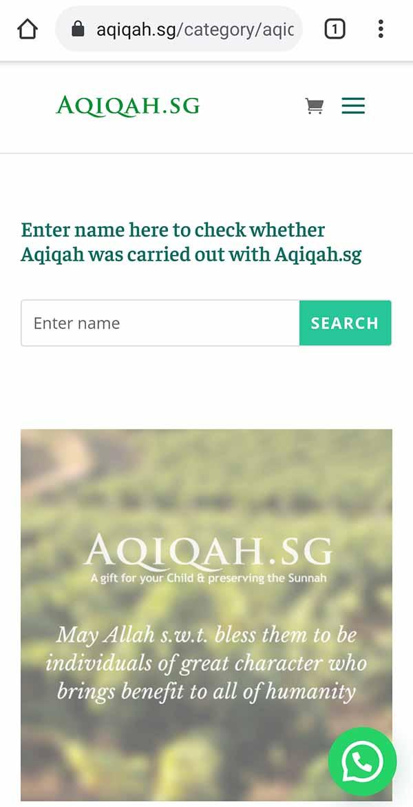 Search An Aqiqah Name