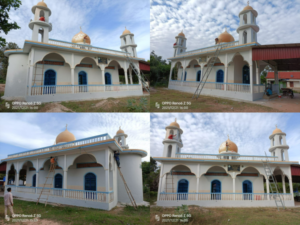 People Pray You Earn, Repainting & Renovation For Cambodia Mosques