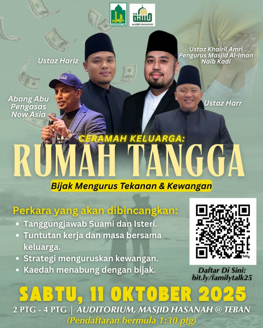 Ceramah Keluarga: Rumah Tangga Bahagia, Bijak Mengurus Tekanan & Kewangan