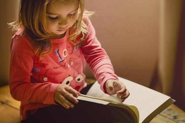 girl with a book
