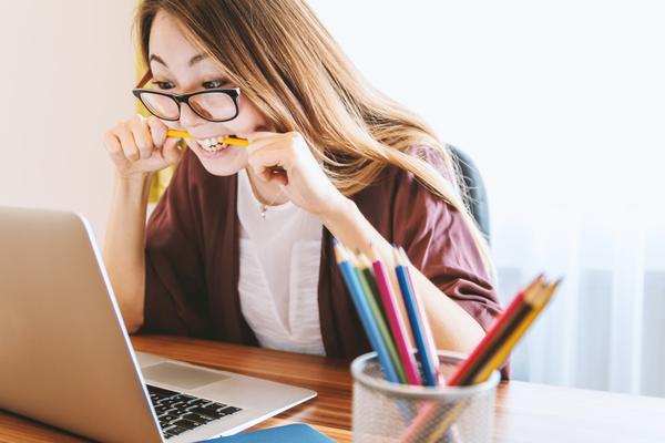Woman Editing