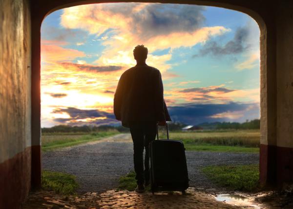 Man Leaving Photo by Mantas Hesthaven on Unsplash
