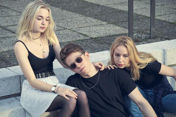 young people hanging out