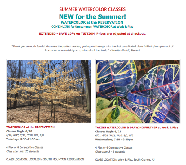 Watercolor Classes