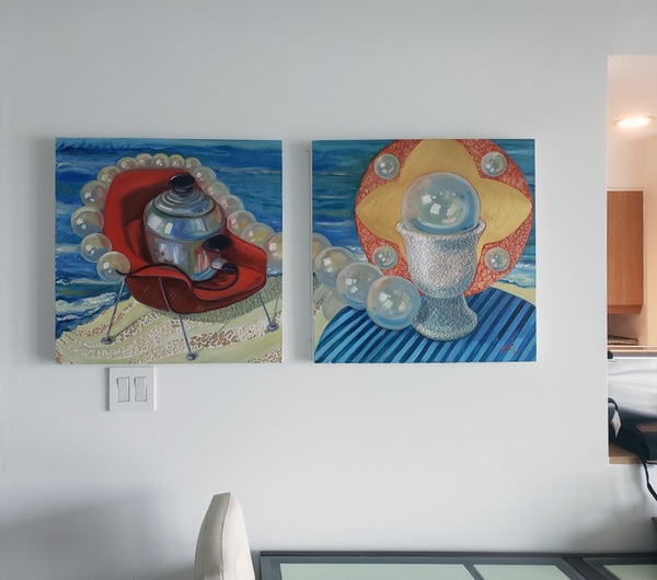 Artwork in Collectors Home in FL