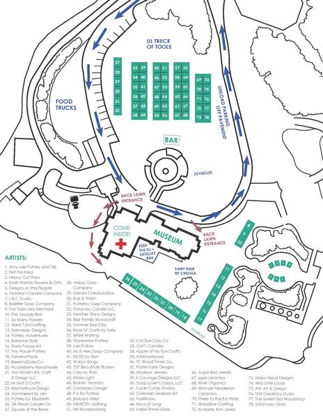 Hermitage Handmade Map