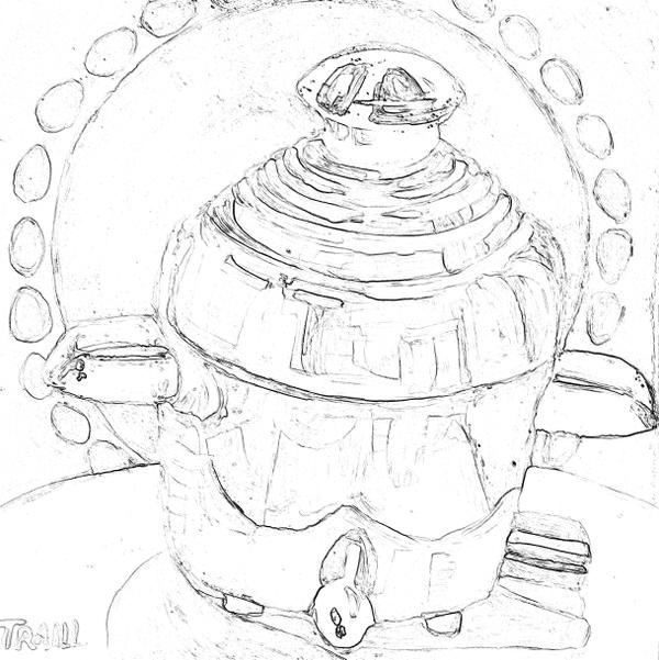 St. Cooker of Eggs Coloring Page