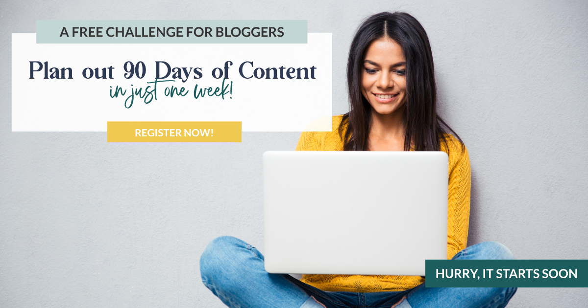 Plan Out 90 Days of Content Challenge