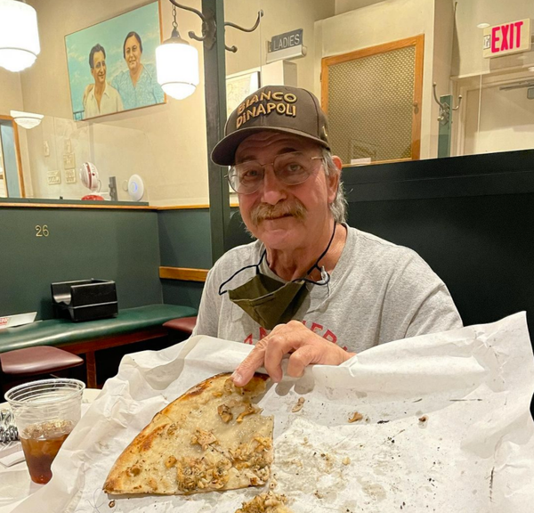 Albert at Pepe's in New Haven