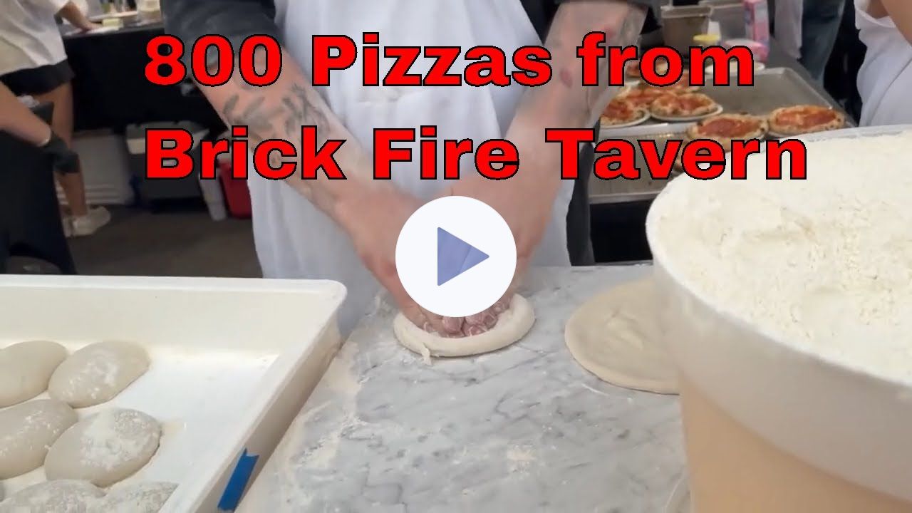 800 Neapolitan Pizzas with Matt of Brick Fire Tavern at Festa Italiana