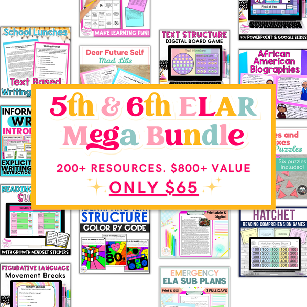 ELA Resources Bundle Sale