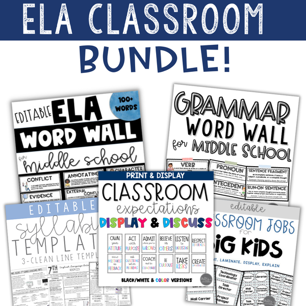 ELA Classroom Bundle