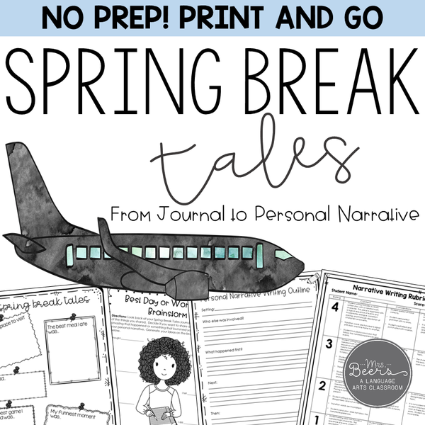 Spring Break Writing Activities