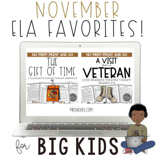 November ELA Resources