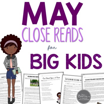 ELA Close Reads for May