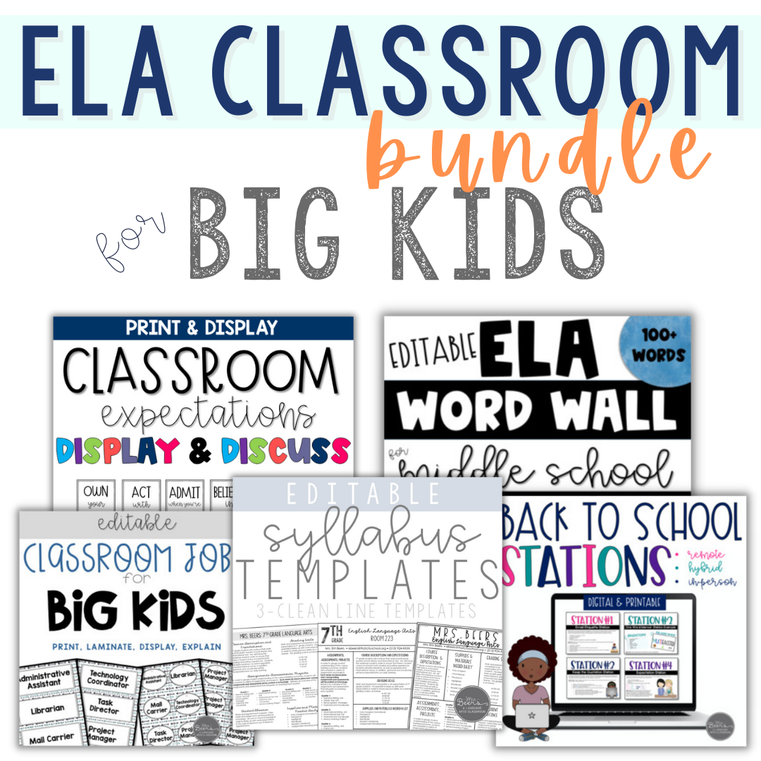 ELA Classroom Bundle