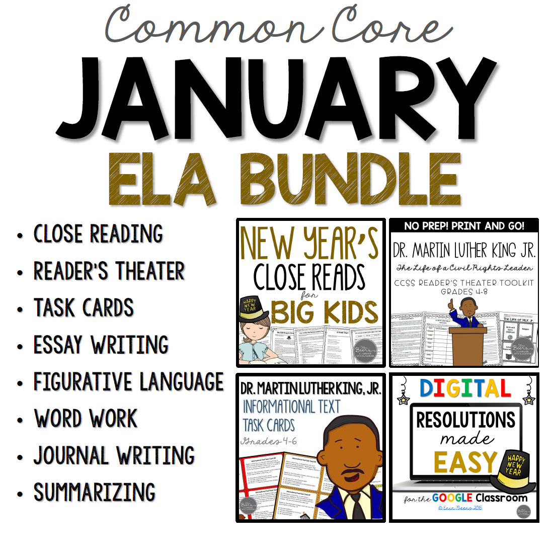 January ELA Activities Bundle