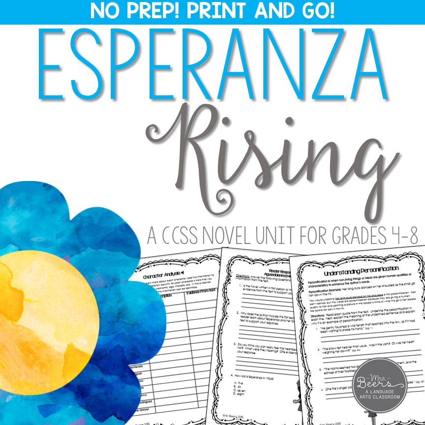 Esperanza Rising for Hispanic Heritage Month
