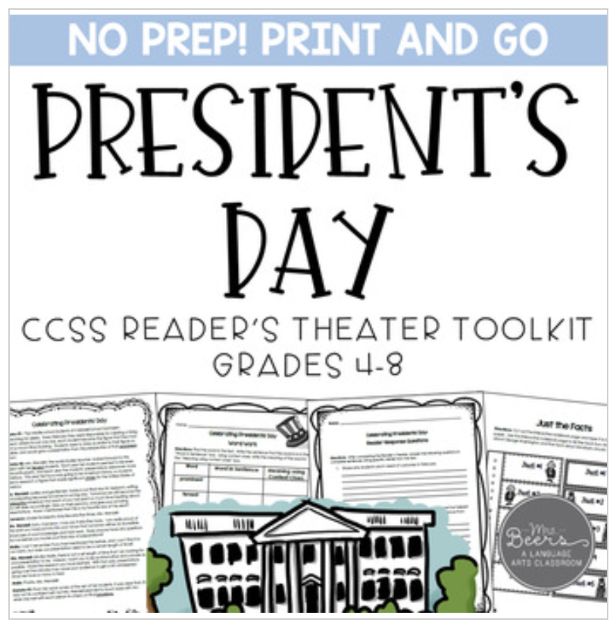 presidents day readers theater