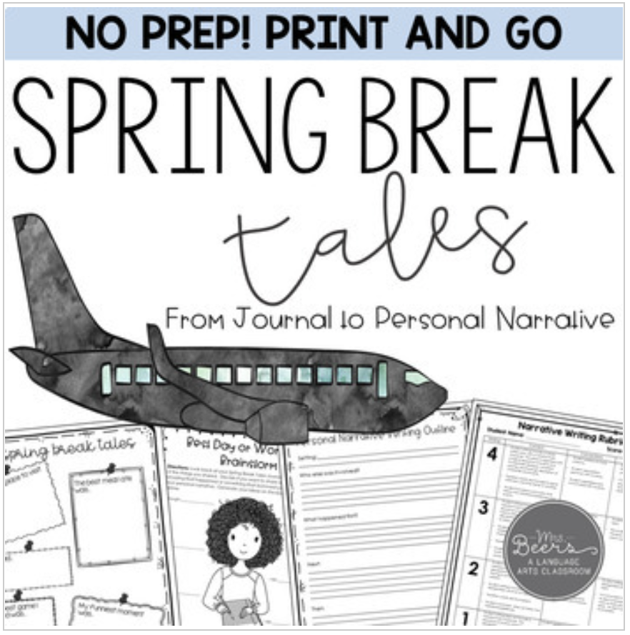 Spring Break Tales: A Personal Narrative Journal