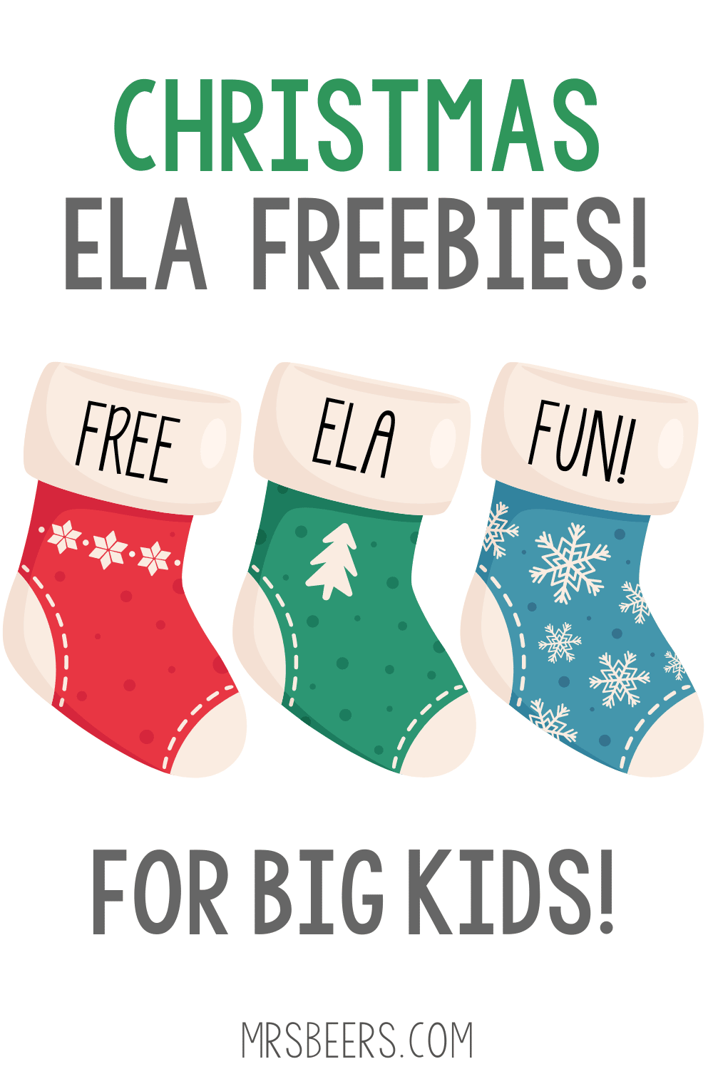 Free Holiday ELA Resources