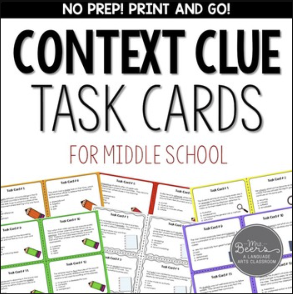 ELA Task Cards