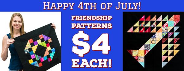Friendship Quilt Pattern Sale