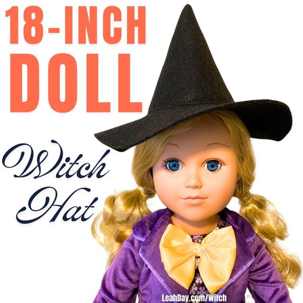 Doll Witch Hat Pattern