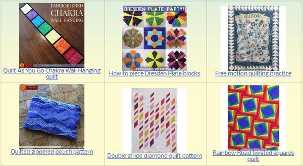 Leah's free quilt patterns