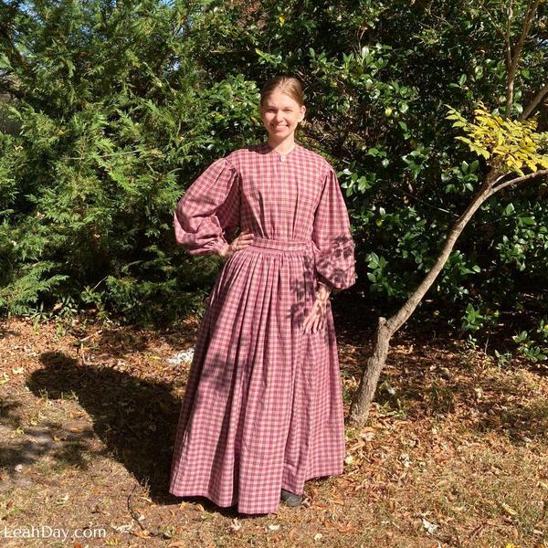 Historical 1860 Work Dress